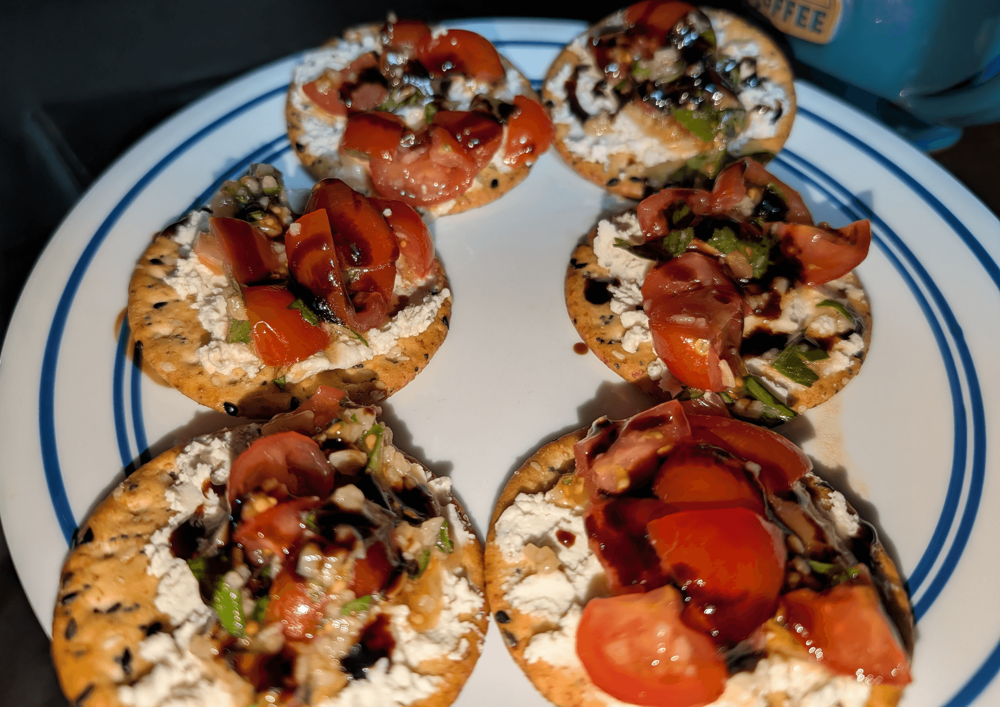 fresh summer cracker snack